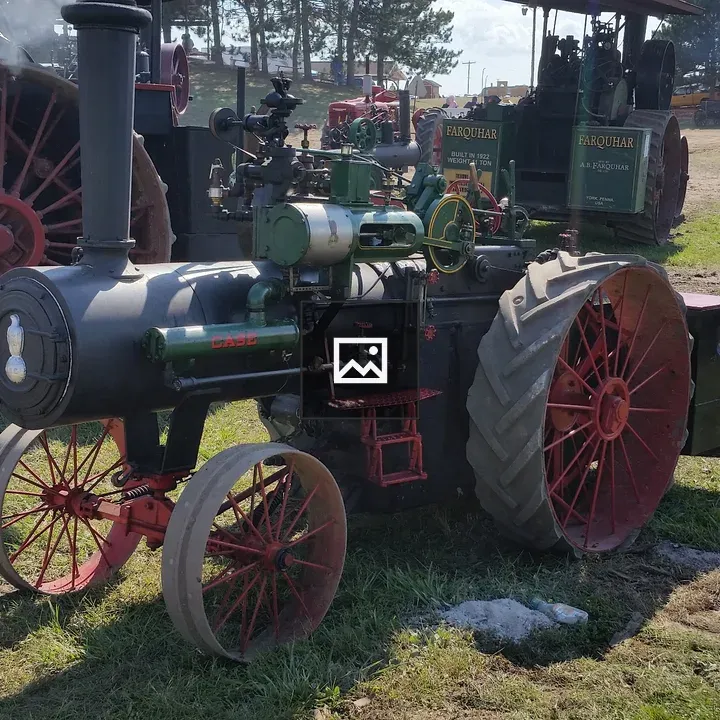 Steam engine on wheels