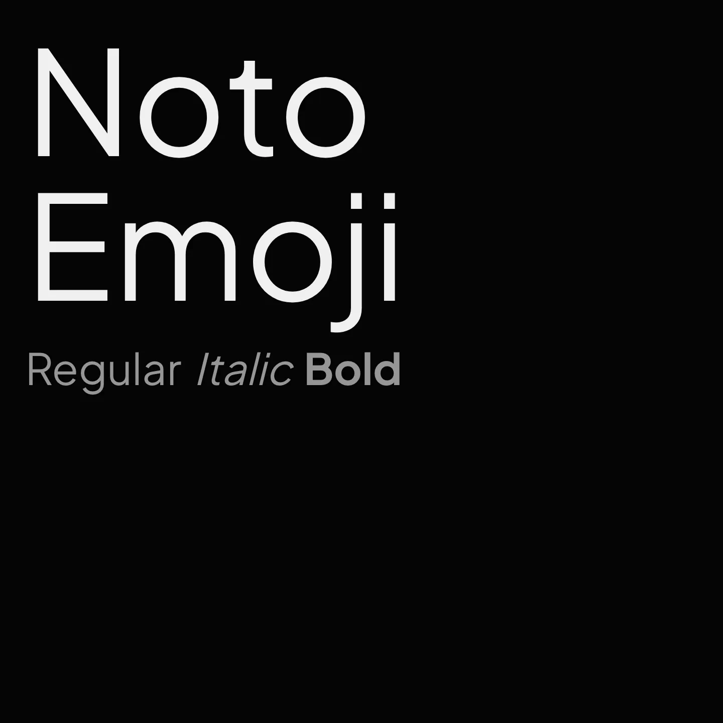 Noto Emoji