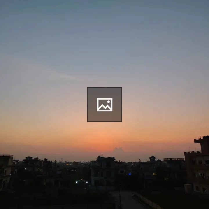 Evening skyline gradient