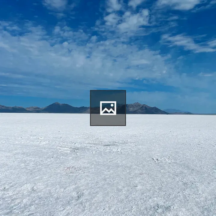 Bonneville Salt Flats Landscape