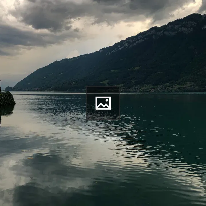 Storm approaching Lake Brienz