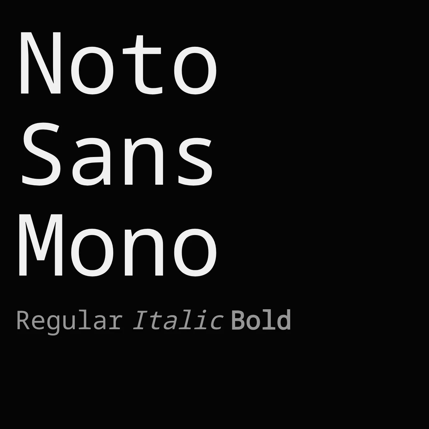 Noto Sans Mono