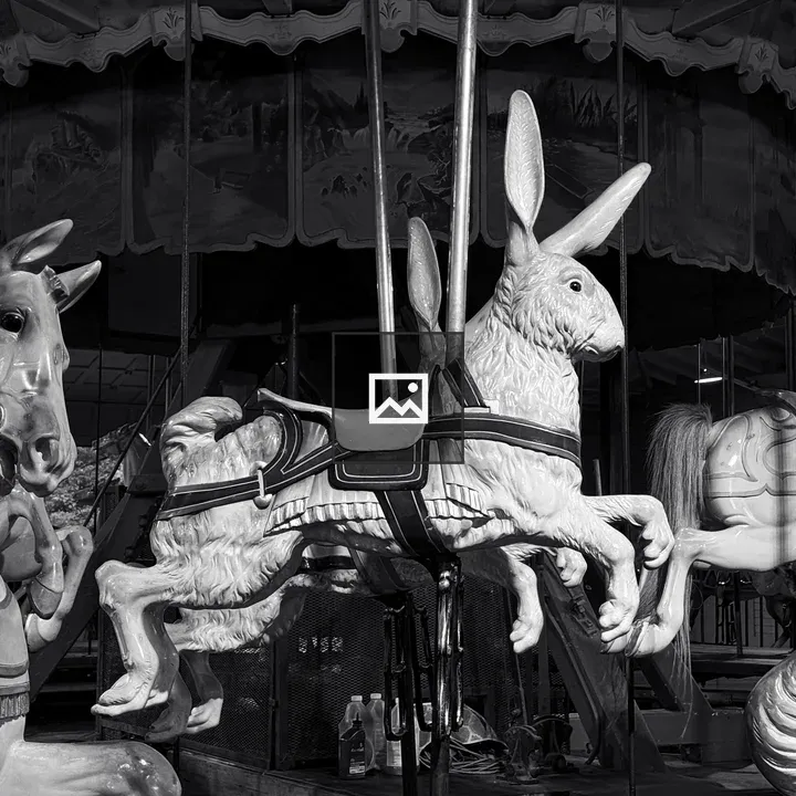 Antique Carousel Rabbit