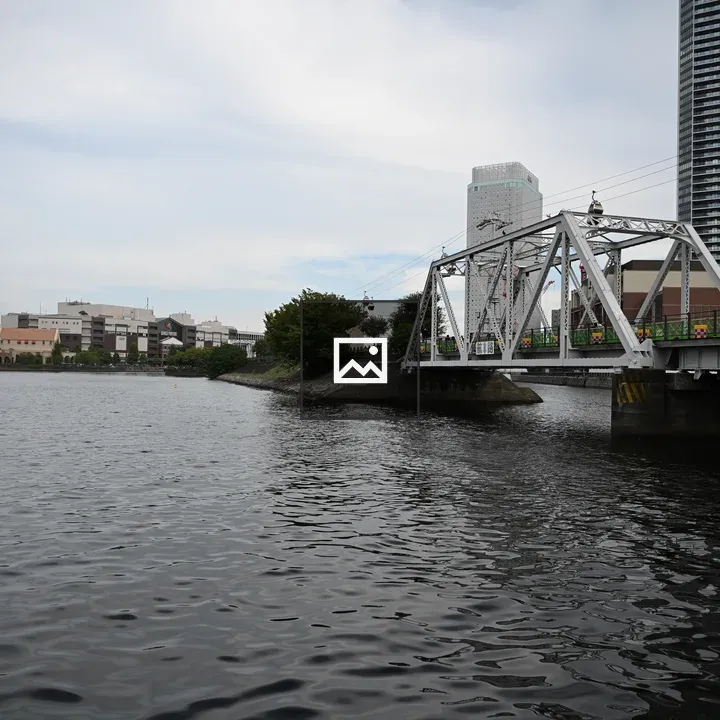 Bridge over river view