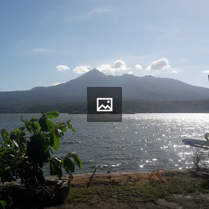 Mountain Rises Across Water