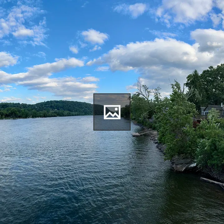 Delaware River View Between New Hope and Lambertville