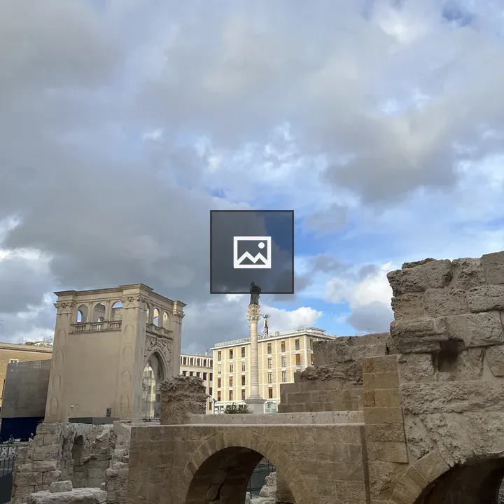 Ancient stone ruins with arches
