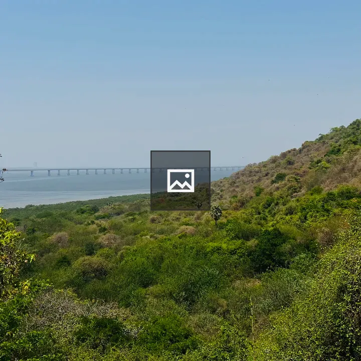 View from Atal Setu at Elephanta Caves