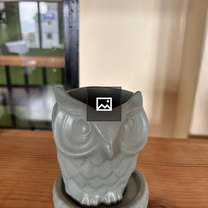 Ceramic Owl Planter