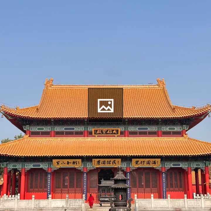 Traditional Chinese-style temple