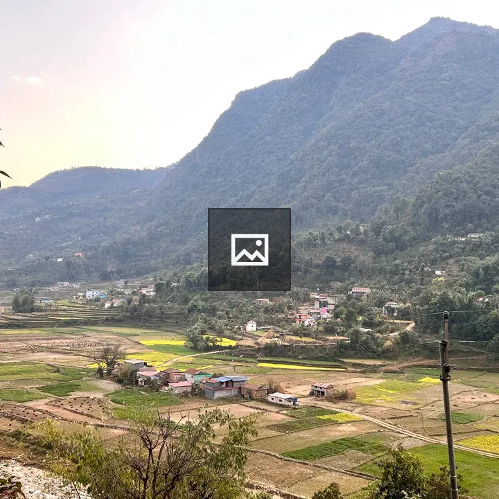 Village View from a Hilltop