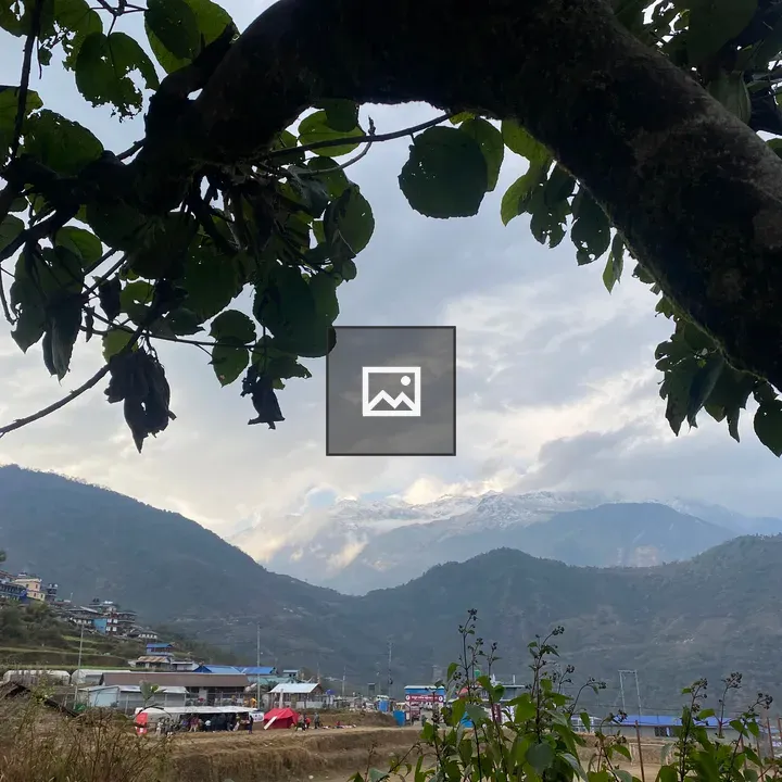 Scenic mountain landscape
