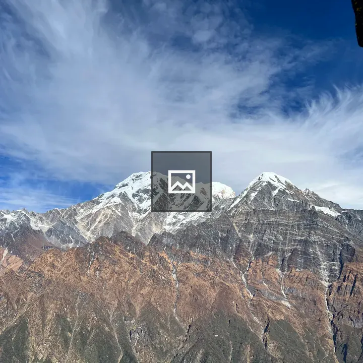Mardi Himal Snow-Capped Peaks