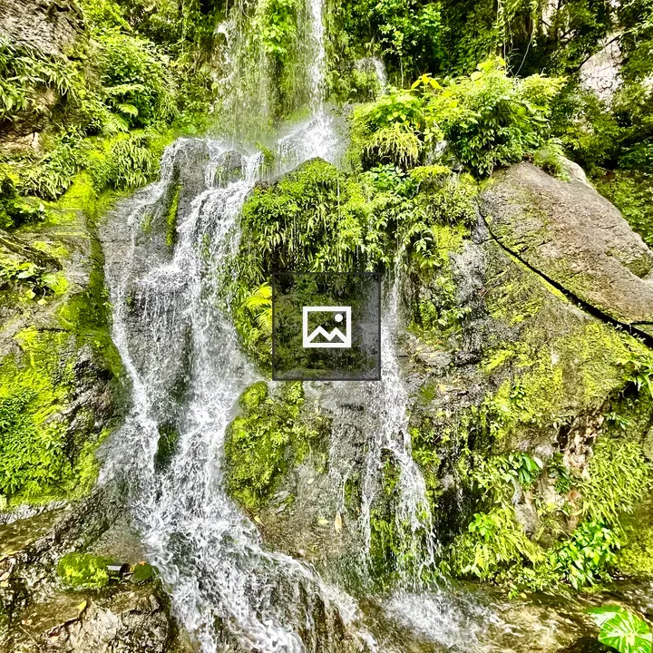Waterfall near Batu Cave village