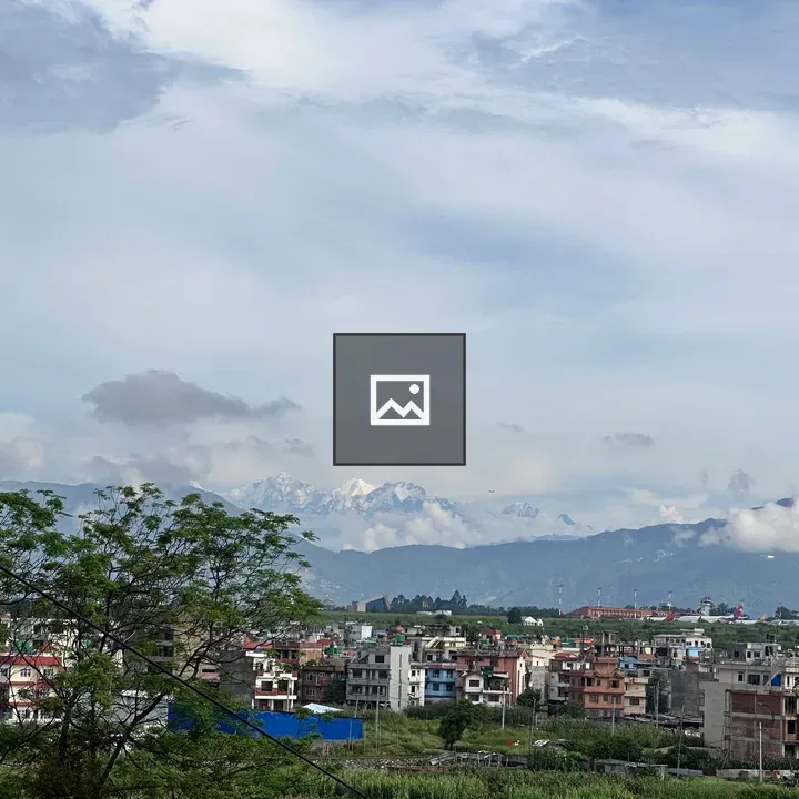 One Fine Morning After Rainfall in Kathmandu