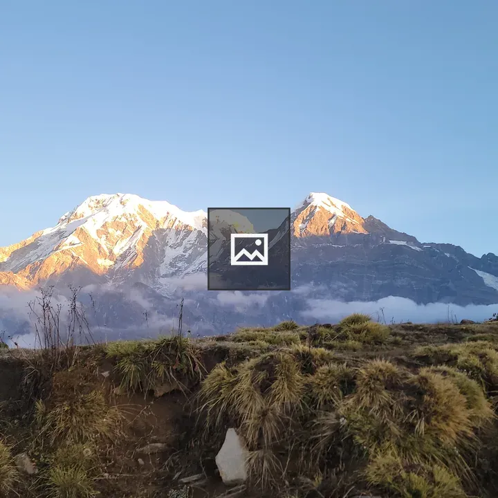 Snow-capped mountains landscape