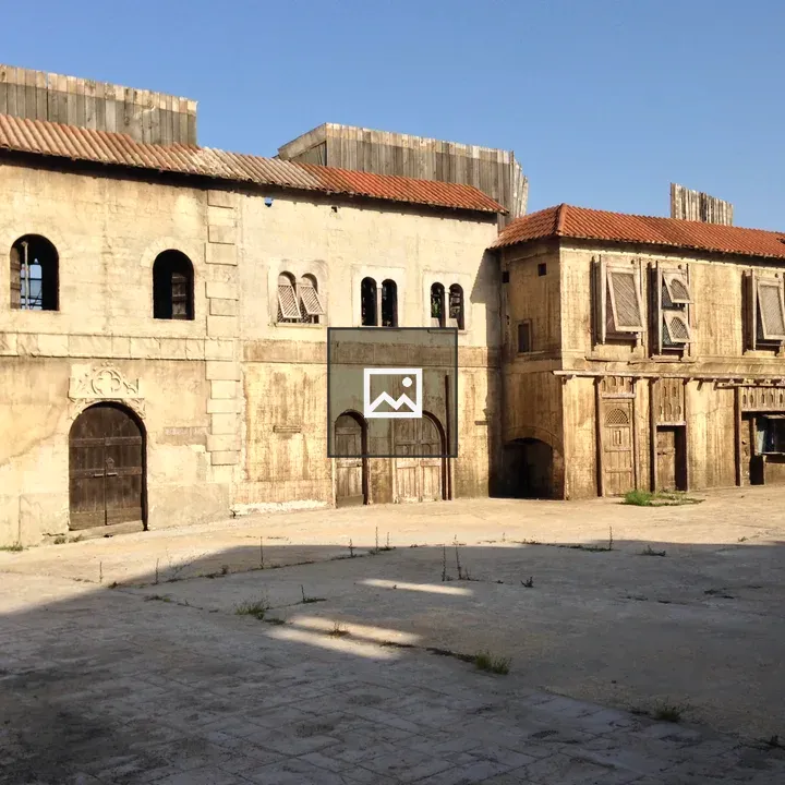 Movie sets at Cinecittà Studios