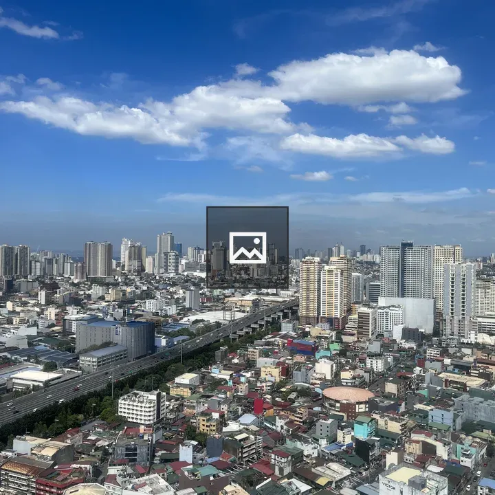 Aerial view of Manila skyline