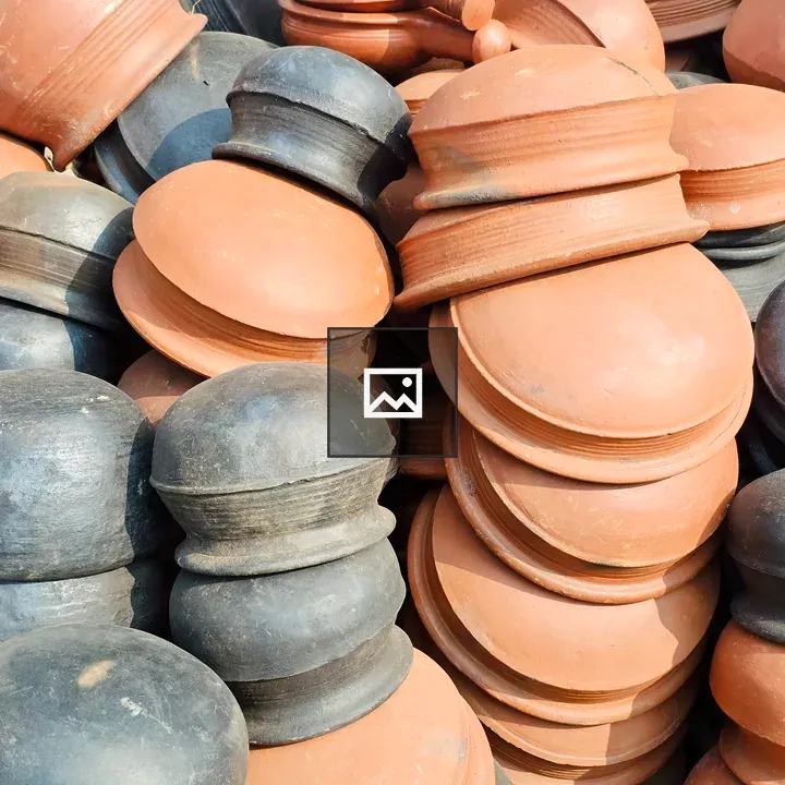 Terracotta and Clay Pots Stack