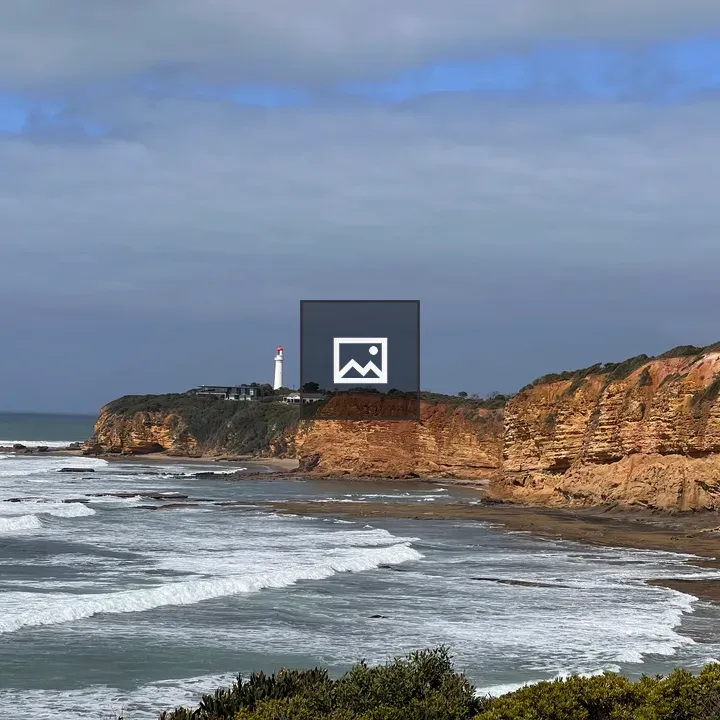 Great Ocean Road coast with Aireys Inlet Lighthouse