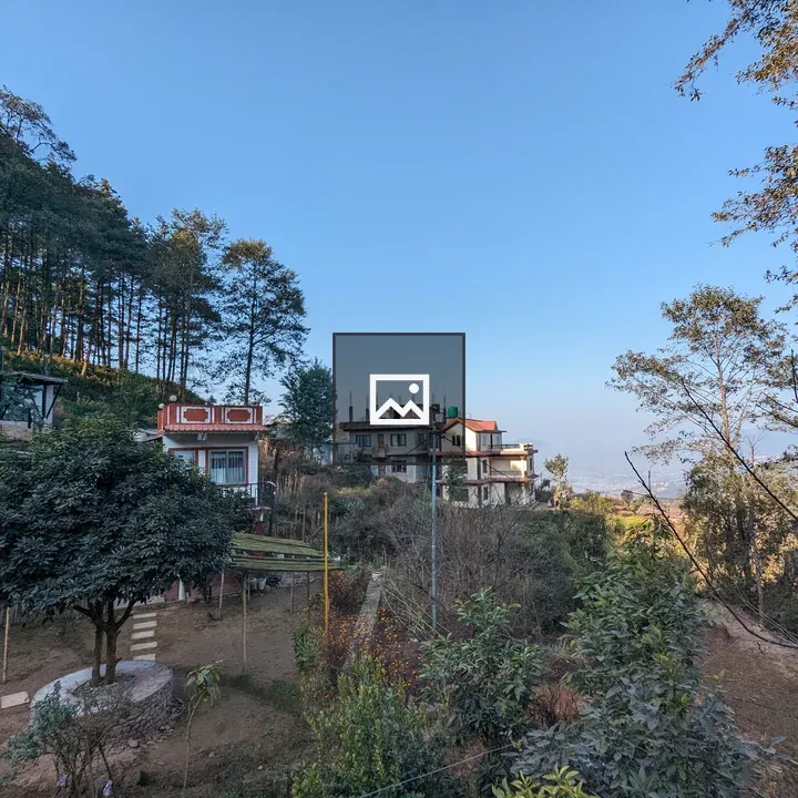 Houses on terraced mountainside