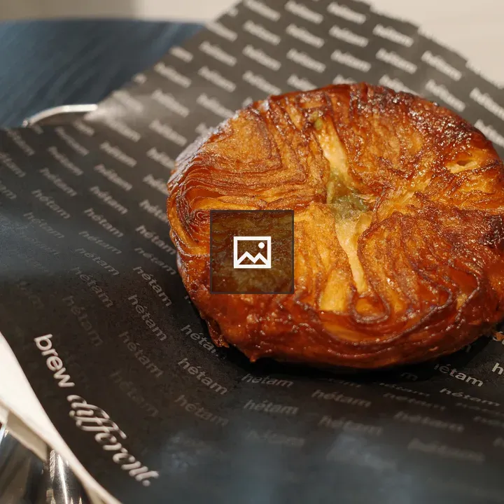 Pastry on Black Paper