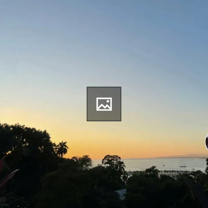Sunset over Costa Rica coast