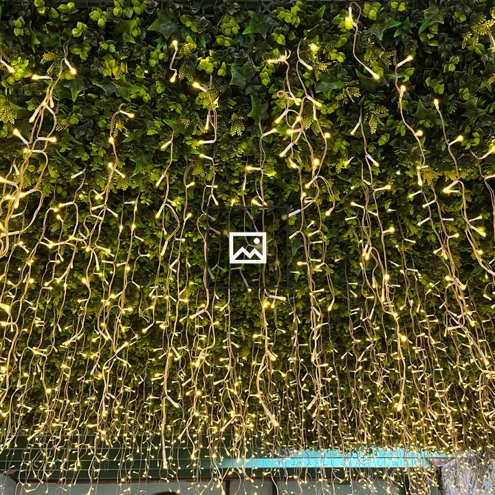 Ceiling Lights with Greenery