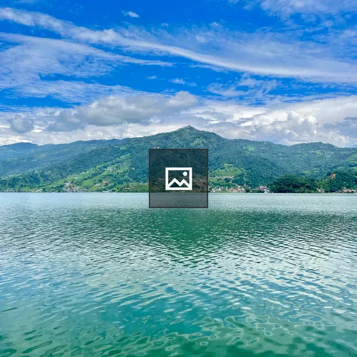 Phewa Lake Scene in Pokhara