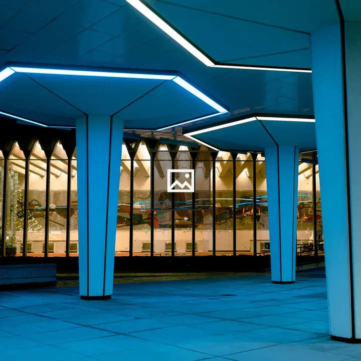 Building atrium in Rochester
