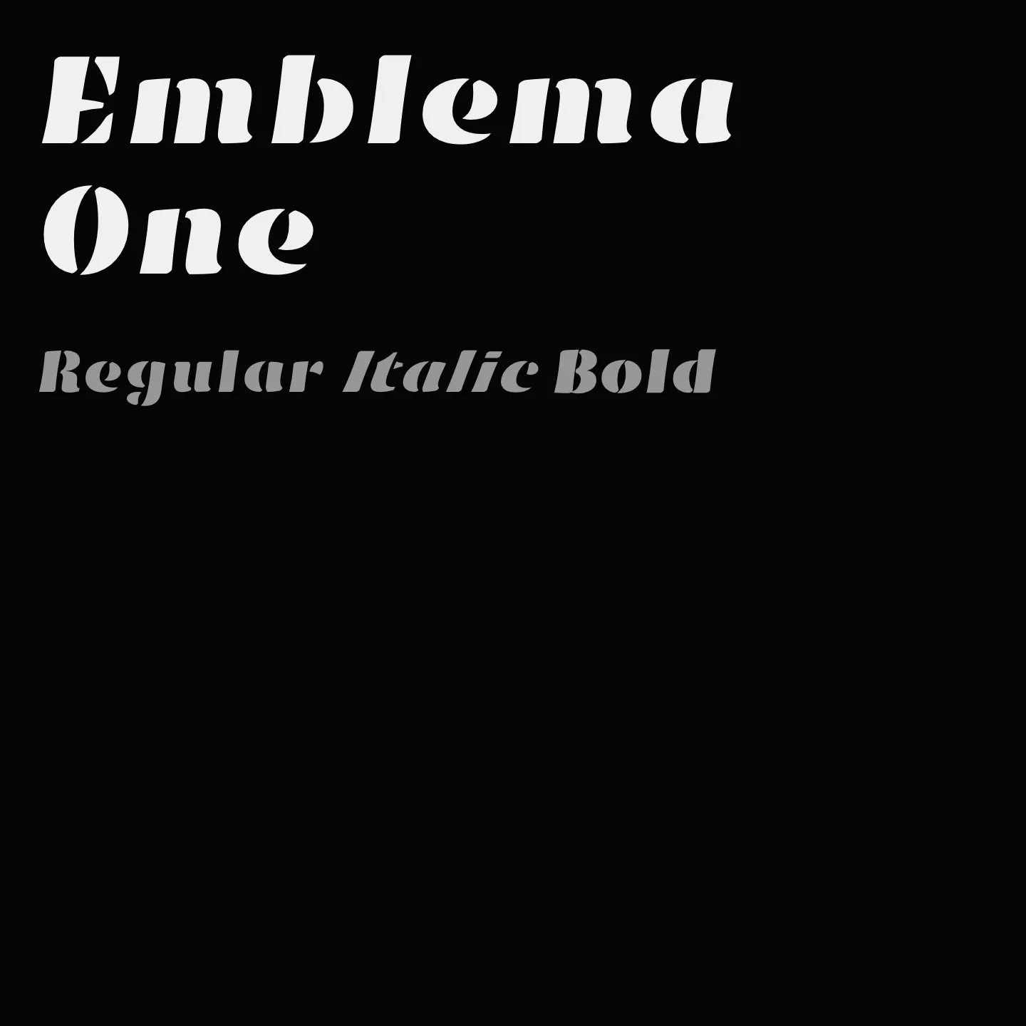 Emblema One