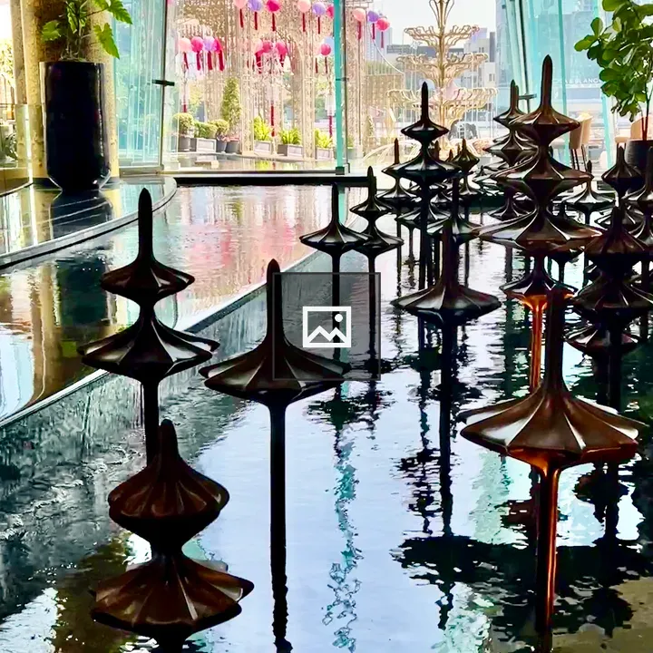 Fountain art at ICONSIAM Bangkok