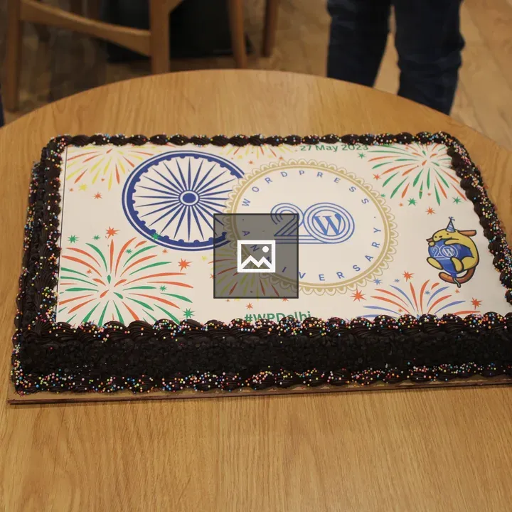 WordPress 20th Celebration Cake