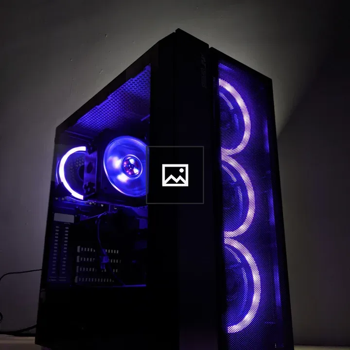 Computer Case with RGB Fans
