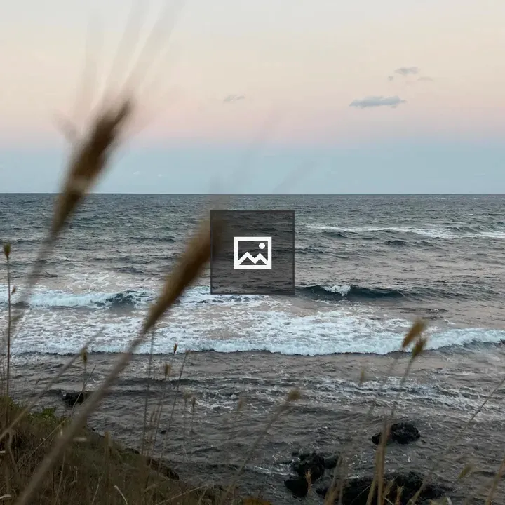 Storm looming over ocean