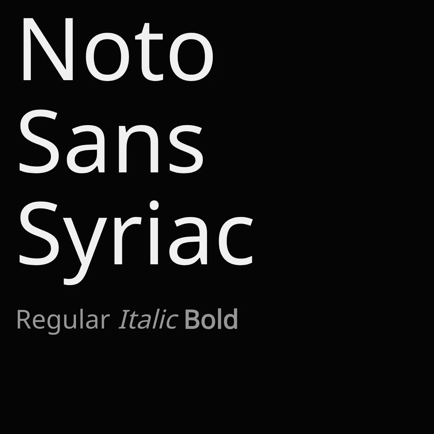 Noto Sans Syriac