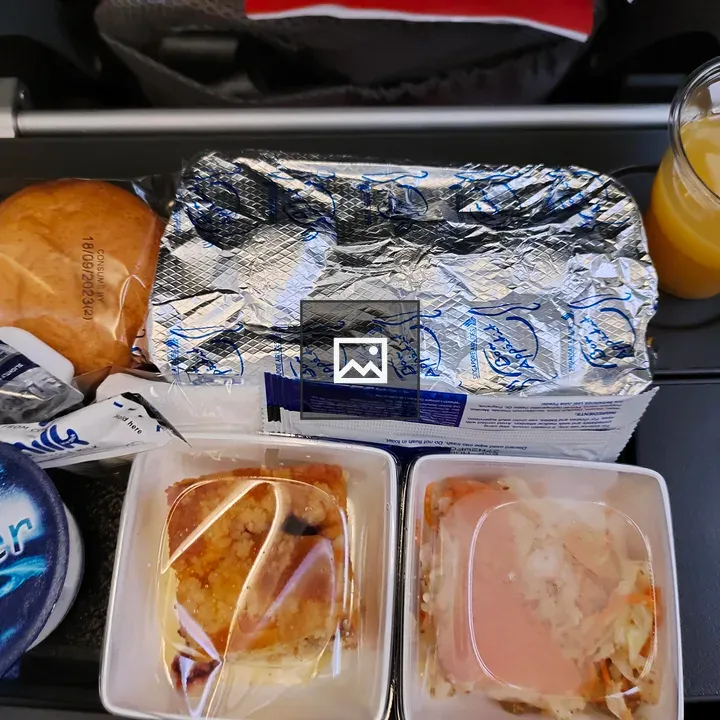 Complimentary meal at Airbus