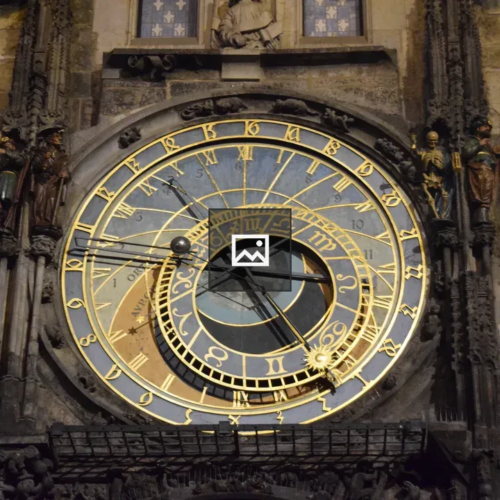 Prague Astronomical Clock close-up