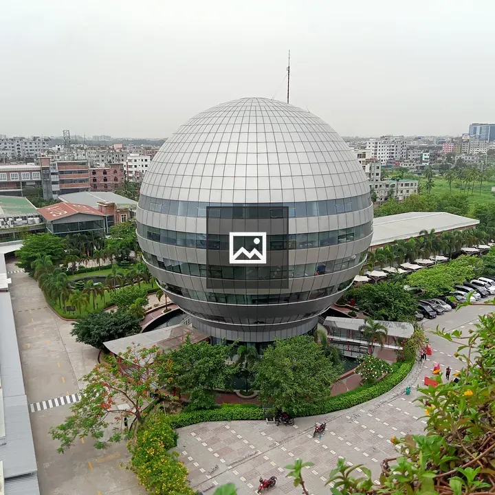 Sphere-shaped building at AIUB