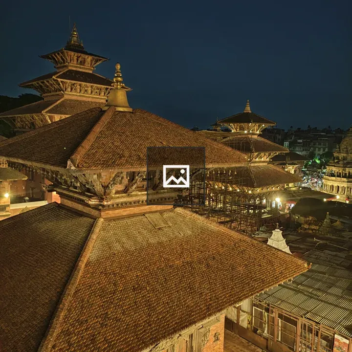 Night view of Patan Durbar Square