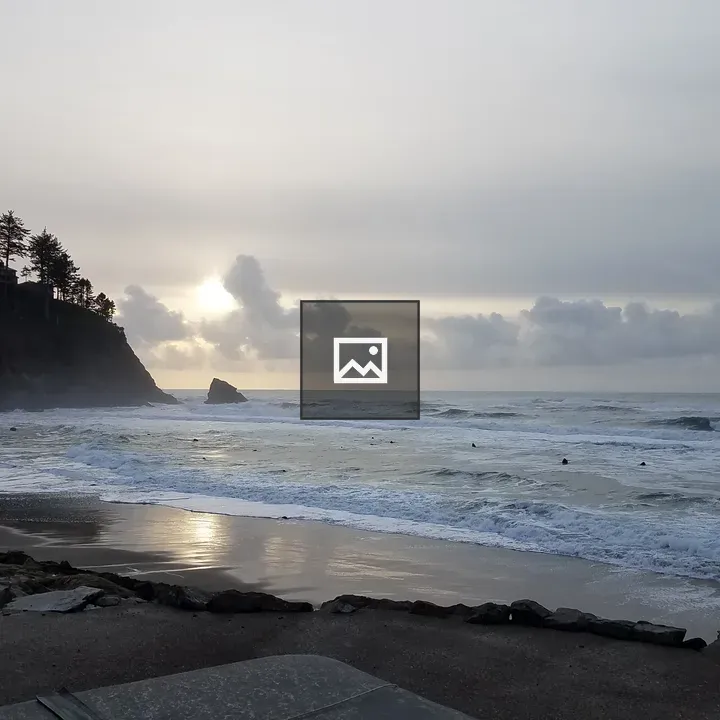Sunset over the Pacific Ocean