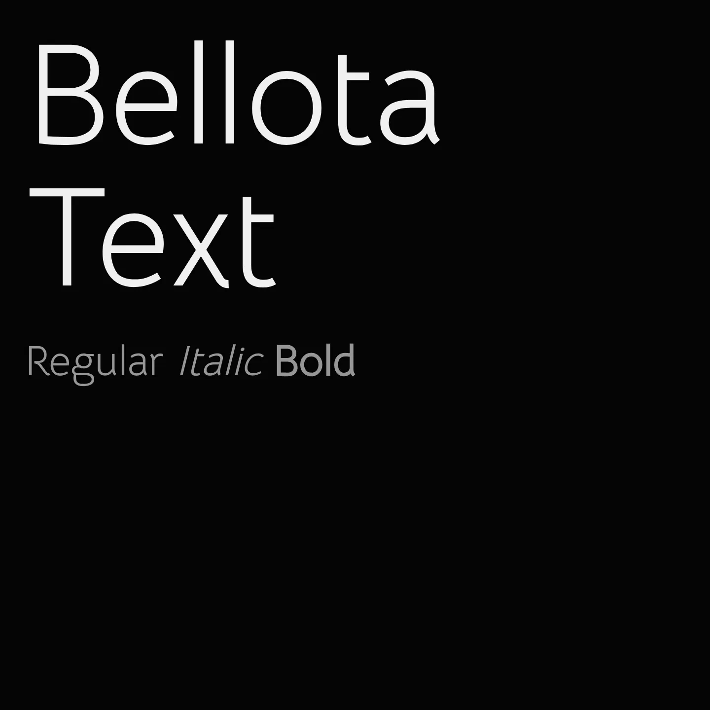 Bellota Text