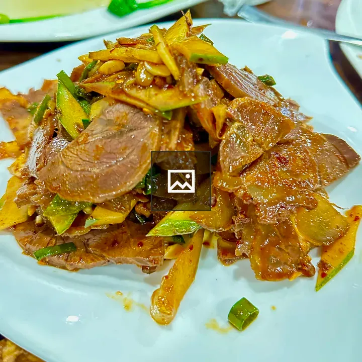 Sliced Chinese Chilly Plate