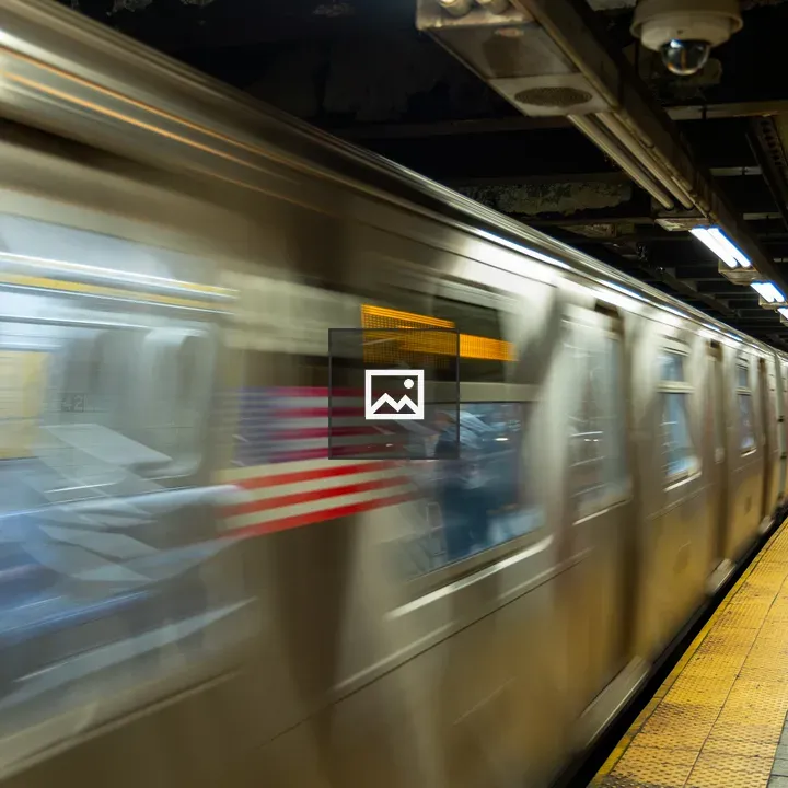 F Train at Bryant Park station