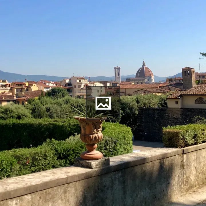 View from Palazzo Pitti garden