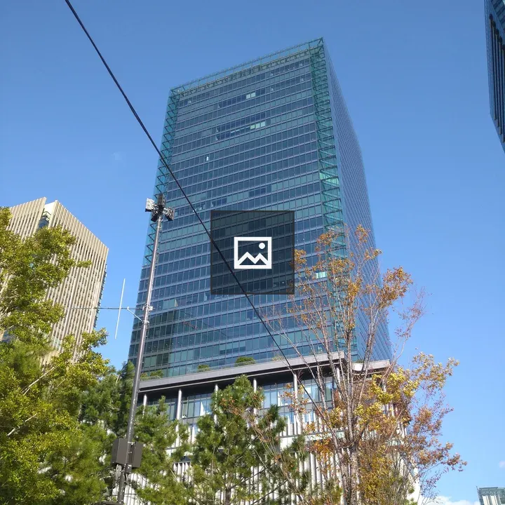 Tall Osaka Skyscraper with Trees