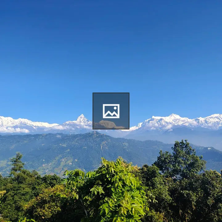 Snowy Mountains Aerial View
