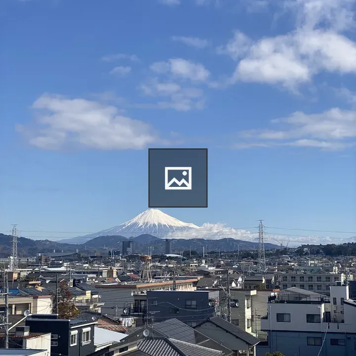 Cityscape with Mount Fuji backdrop