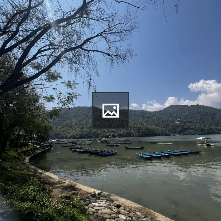 Pokhara Lakeside Scene