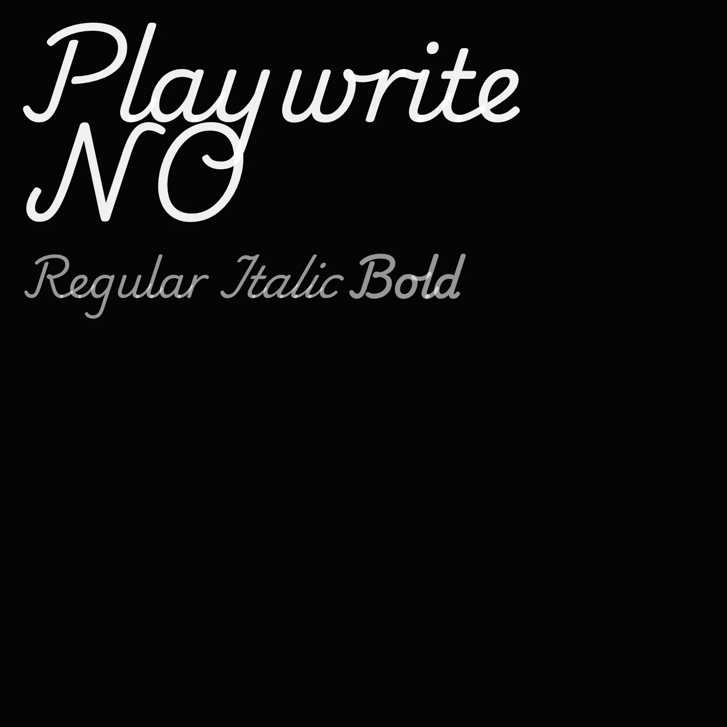 Playwrite NO